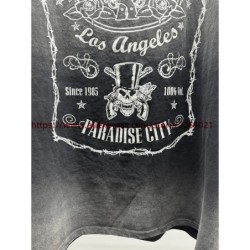 Vintage SAINT Guns N Roses Washed T-Shirts High Quality Dirty Soil Spr