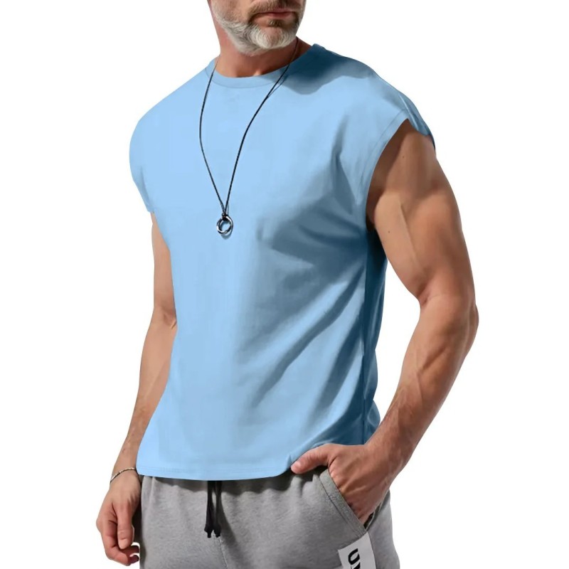 Amazon cross-border American summer new vest men's loose youth casual 