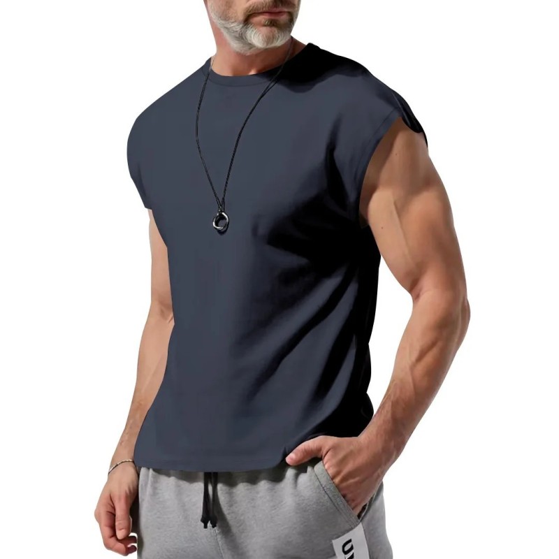Amazon cross-border American summer new vest men's loose youth casual 