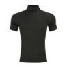 Mens Bodybuilding Sports Tight T-shirt Summer Compression Turtleneck S
