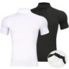 Mens Bodybuilding Sports Tight T-shirt Summer Compression Turtleneck S